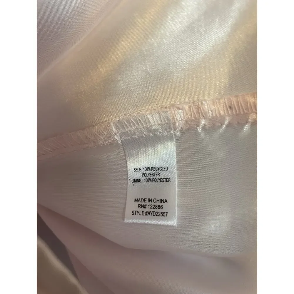 Zenzi Floral High Low Tulle Formal Girl Dress Size XS 4/5 Pink Garden Fairy EUC - Picture 13 of 14